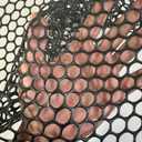 Silicone Fishing Net,Foldable & Lightweight Rubber Landing Net, Aluminum Handle for Easy Catch,Maximum Load 20/25 Pounds, 34.7" Full