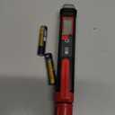 KAIWEETS Voltage Tester/Non-Contact Voltage Tester with Signal Percentage, Dual Range AC 12V/70V-1000V, Live/Null Wire Tester, Electrical Tester with LCD Display, Buzzer Alarm, Wire Breakpoint Finder (HT100s, Red)