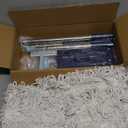 36" Commercial Dust Mop: Dry Dust Broom for Hardwood Floors Cleaning - 2 Reausable Mop Pads 59" Long Handle Heavy Duty Frame - Professional Cleaning Supplies for Hotel Warehouse School Janitor