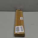 Curtain Rods for windows 32-48 inch, 5/8 inch Decorative Brown Splicing Heavy Duty Metal Curtain Rod set with Brackets