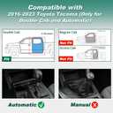 Floor Mats for 2018-2023 Toyota Tacoma Double Cab(Automatic Only)