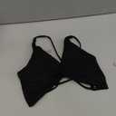 Danysu Backless Sports Bra Soft Workout Tops with Removable Padded Yoga Training Bras Strappy Going Out Top , Size M