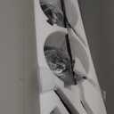 Mid Century Modern Chandelier Black with Swing Arm & Adjustable Lampshade, 3 Arm Chandelier Black Large Pendant Light Fixtures for Living Room Dining Room Kitchen