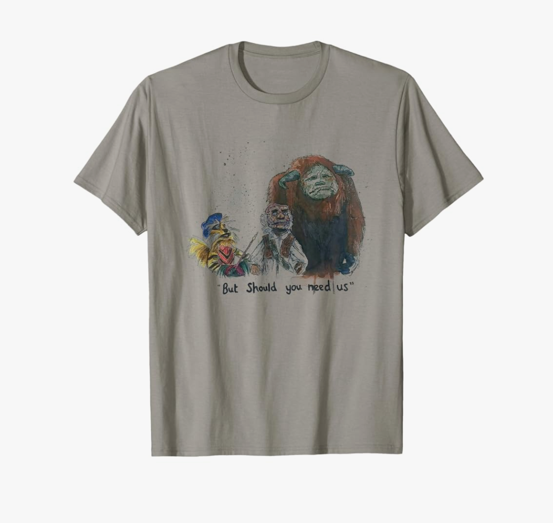 But Should You Need Us Funny T-Shirt, Size XXL, Gray