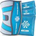 Knee Ice Pack Wrap (1 Pack) - Adjustable Ice Pack for Knees Surgery, Replacement, Arthritis Pain, ACL, Sports Injuries, Post Surgery, for Long Duration - 1 Pack (Blue)