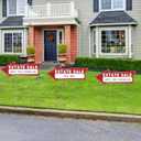 14Pcs Estate Sale Signs,17" x 13",Estate Sale Arrows Yard Sign Double Sided wth Metal Stake, Yard Sale Pricing Stickers,Directional Arrows & Fluorescent Neon Stickers