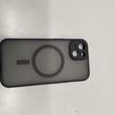 TOCOL for iPhone 13 Case, Full Camera Protection, Compatible with Magsafe, Drop Protection, Translucent Magnetic Matte Phone Case for iPhone 13 6.1 inch (Black)