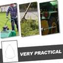 YARNOW 10Pcs Lawn Trimmer Blade Protector Grass Cutter Replacement Part Durable Mower Blade Guard for Electric Trimmer Accessories Compatible with Various Lawn Care Tools