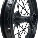 MYK Wheel Rim Rear 1.85x14" fits tire 90/100-14, Compatible with Tao Tao DB17 and many other models Dirt Bike Off Road Motorcycles 125cc