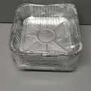 WANBAO 20 Pack Foil Pans with Plastic Lids 8 X 8 Inch Disposable Aluminum Tin Foil Baking Pans Meal Prep for Catering Party Meal Prep, Take Out, Freeze, Food Storage, Prepping Food