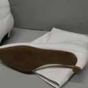 DREAM PAIRS Women Knee High Boots 2 Inch Kitten Heel Fashion Square Toe Wide Calf Long Boots (7, White)