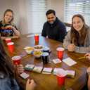 University Games, Happy Hour Hustle Team Challenge Game with Five Categories, for 4 or More Players