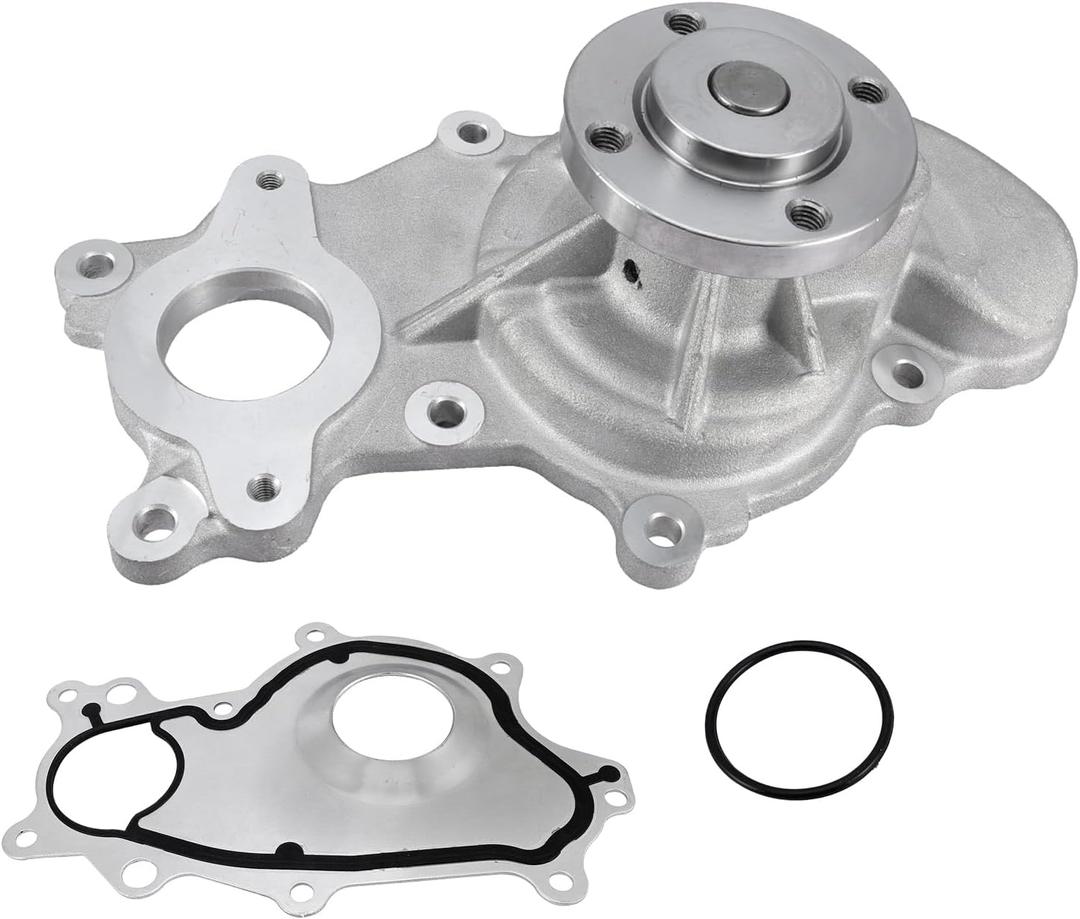 AULINK AW6691 Water Pump (4 Bolt pulley flange 3.5L 3.7L) For Ford F150 2011-2016,Expedition 2015-2017,Lobo 2015-2018,Transit-150 Transit-250 2015-2020,Mustang 2016-2017,Lincoln Navigator 2015-2017