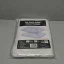 Quilted Pillow Protectors King Pair 20x36 Inches Extra Soft Thick Ultra Plush White Zippered Set of 2 Size Encasement
