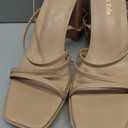 Shoe'N Tale 
Platform Heels for Women Strappy Block Chunky Heels Square Toe Ankle Buckle Sandals
9.5 size
