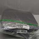 baibu Set of 2 Dining Chair Cushions, Dual-Layer Patent Design Memory Foam Kitchen Chair Cushions, Non-Slip Seat Pads with Ties, 16.5 x 16.5 x 3.5in, 2 Pack, Pure Black