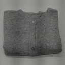 Women's Casual Cardigan Sweater Button Down Crewneck Soft Knit Lightweight Going Out Pullover Tops (Large, Gray)