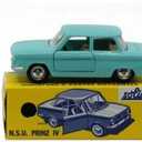 OPO 10 - Collection Miniature car 1/43 Solido Compatible with NSU PRINZ IV Turquoise - 1271