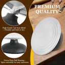 MAOPINER 12 inch Diameter Sculpting Wheel | Heavy Duty Turntable Pottery Sculpting Wheel | All Cast Iron Metal Construction Joint with Ball Bearings