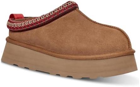 GZFGUZ Women's Slippers Platform Mini Boots Short Ankle Boot,Fur Fleece Lined Platform Boots Anti-Slip Snow Slippers For Outdoor, Size 8