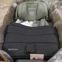 UPPAbaby Aria V2 Lightweight Infant Car Seat - Just Under 6 lbs - Base with Load Leg + Infant Insert + All-Weather FootCover Included - Direct Stroller Attachment - Evelyn (Green Meadow) Exp Date Mar 20, 2036