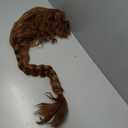 ColorGround Long Purple Braid Cosplay Wig for Halloween Party Costume (Brown with Blonde)