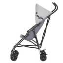 Dream On Me Aero Travel Umbrella Stroller, One-Hand Quick Fold, 3-Point Safety Harness, Dual Brakes, Adjustable Removable Canopy, Lightweight Compact & Space-Saving for Infants and Toddlers – Grey