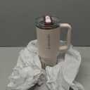 STANLEY Quencher ProTour Flip Straw Tumbler with Leakproof Lid | Built-In Straw & Handle | Cupholder Compatible for Travel | Insulated Stainless Steel Cup | BPA-Free (40 Ounces, Rose Quartz)