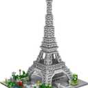 dOvOb Architecture Eiffel Tower Micro Blocks Set, 3369 Pieces Mini Bricks 3D Puzzle Toy, Gift for Adults and Kids