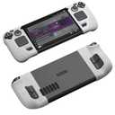 JSAUX Silicone Grip Protection Case Compatible with Steam Deck OLED/LCD, Steam Deck Grip, Steam Deck GripSkin, GripArmor Silicone Sleeve Set (one Left and one Right) - GP0016 Grey