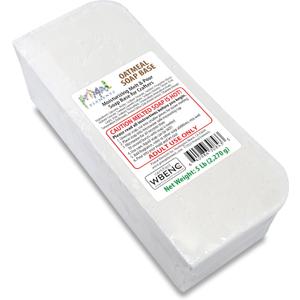 Primal Elements Oatmeal Soap Base - Moisturizing Melt and Pour Glycerin Soap Base for Crafting and Soap Making, Easy to Cut - 5 Pound