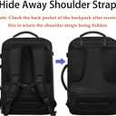 MATEIN Carry on Backpack, Extra Large Travel Backpack Expandable Airplane Approved Weekender Bag for Men and Women, Water Resistant Lightweight Daypack for Flight 40L, Black