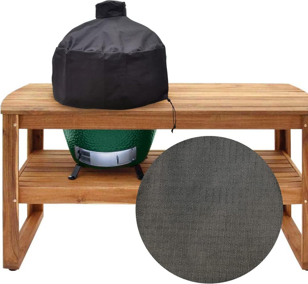 26 Kamado Dome Grill Cover for Medium Big Green Egg in Built-in or Island, Big Green Egg Accessories Waterproof Outdoor Grill Cover