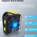 Wireless Lavalier Microphone for iPhone/Android with Type-C Plug, 48KHz, Noise Cancellation, Battery Charging Case Included, 98ft Range, Mini Microphones for Stream,TikTok,YouTube (Type-C)