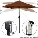 Sunnyglade 7.5' Patio Umbrella Outdoor Table Market Umbrella