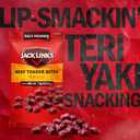 Jack Link's Beef Tender Bites, Teriyaki, Half Pounder Bag - Flavorful Meat Protein Snacks for Lunches, 10g of Protein and 70 Calories per Serving, Made with 100% Beef