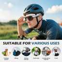 GXCROR Cooling Bandana Cap, Sweat Wicking Helmet Liners, Skull Caps, Doo Rag for Motorcycle, Bicycle, Running, Outdoor Work (White White)