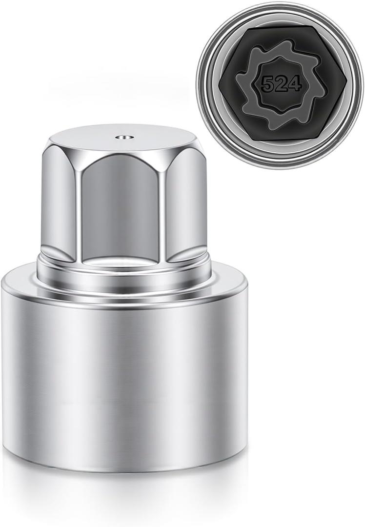 524 Wheel Lock Key,Lug Nut Key for Volkswagen | Wheel Lock Removal Kit Compatible With Vw Vag, Anti Theft Wheel Socket For Quick Removal of Locking Lug Nuts