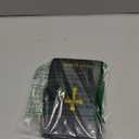 PFKink Holy Card Holder Carrying Case for Adults, Unisex, Faux Leather, Up to 40 Cards, Black, Snap Closure