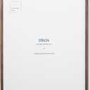 Opposite Wall - 20x24 in - Dark Solid Oak Wood Picture Frame - Lightweight, Versatile & Shatterproof - Wall Hanging Poster or Photo Frame - Wall Decor for Office, Gallery & Home