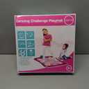 SUNLIN Dance Mat - Rhythm Step Play Mat - Dance Game Toy Pad with LED Lights, Gift for Kids Girls 3-12, Adjustable Volume, Built-in Music, 3 Challenge Levels (Pink)