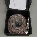 XZQTIVE Cowgirl Bling Studded Leather Belts for Jeans Pants with Rhinestone and Western Silver Buckle, Unisex (Fit waist 28-30 inch)