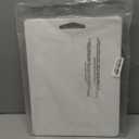 Martha Stewart BPA Free Plastic Cutting Board 2pc Set (16" x 12" and 12" x 8") - Linen - Dishwasher Safe