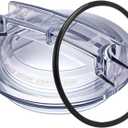 Threaded Strainer Cover with O-Ring Compatible with Hayward Super II SP3000 and SP3000X Pumps, Strainer Lid Fit for Hayward C Series Feeders, Pool Pump Cover Lid Replace# SPX3100D