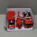 JOYIN Toddler Fire Truck Toys for 3 4 5 6 7 Year Old Boys - Fire Engine, Emergency Vehicle, Kids Firetruck, Friction Powered Car with Lights and Sounds, Birthday Gifts for Boys Girls Age 3-9
