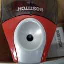 Bostitch Office Electric Pencil Sharpener, Heavy Duty Powerful Stall-Free Motor, High Capacity Shavings Tray, for Office or Classroom, Red