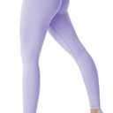 Sunzel Womens Workout Leggings with High Waist Tummy Control (L)