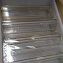 EHWINE 12 Pack Acrylic Sign Holder 8.5 x 11, Double Sided Gold Picture Frame Stand up Table Top Sign Holders, Clear Display Stand Menu Flyer Holder for Wedding Party (Provide Non-Slip Mats)