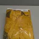 MIULEE Velvet Curtains 96 inches 2 Panels - Luxury Blackout Curtains for Bedroom Living Room Thermal Insulated Fall Decor Super Soft Window Drapes Rod Pocket & Back Tab, Mustard Yellow