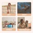 MOLLIS Disposable Period Underwear for Women, Postpartum Panties, Maternity Knickers Heavy Flow Leak Proof (L/XL(Pack of 8), Black)